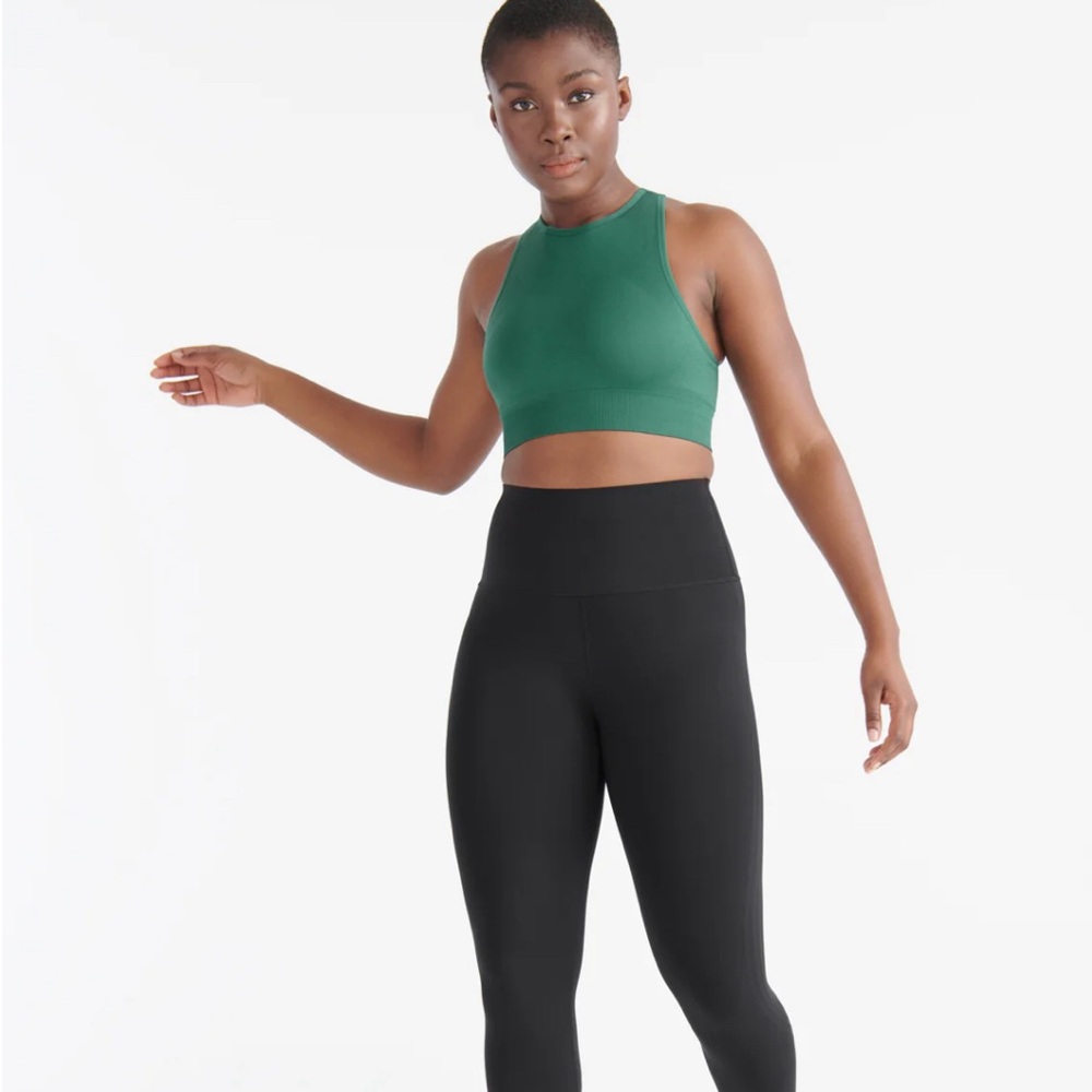 NWT Knix Good to Go High Neck Seamless Bra (Peppermint) small